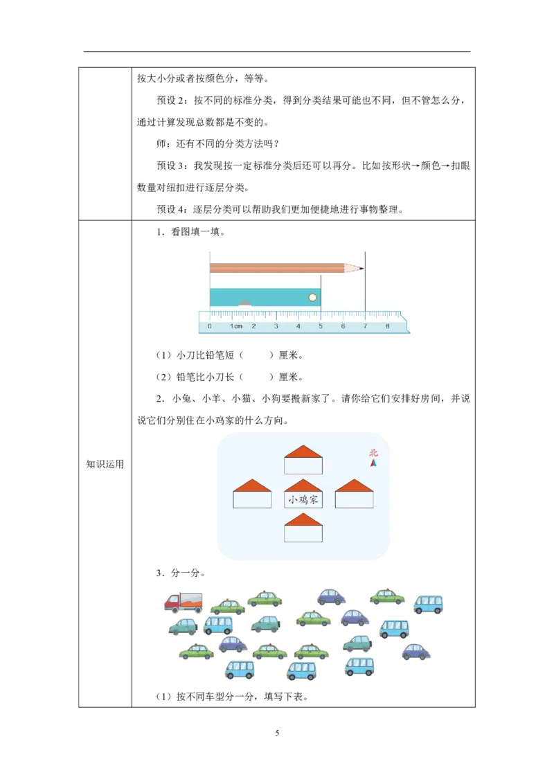 40图形的位置与测量、数据分类_图形的位置与测量、数据分类_教学设计_小学数学人教版单独教案（1-6上下册）_《智慧教育教案》1-6上下册（25秋）_1-6上册_2年级上册（教案）2025秋新教材