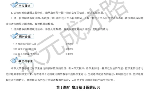 第1课时扇形统计图的认识_1-6年级上册_数学6年级上册教学资源包_导学案新版_7扇形统计图