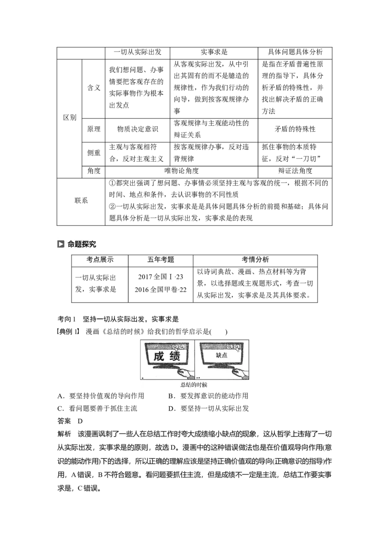 88第十三单元探究世界与追求真理第33课　把握思维的奥妙_通用版（老高考）复习资料_2023年复习资料_一轮+二轮_政治高三一轮复习系列_127