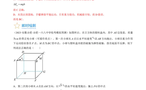 考点16抛体运动（解析版）_通用版（老高考）复习资料_2024年复习资料_完备战2024年高考物理一轮复习考点帮（全国通用）_答案解析版