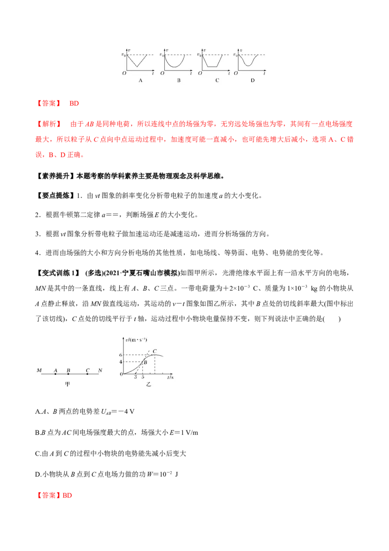 专题7.2电场能的性质讲解析版_新高考复习资料_2022年新高考复习资料_2022年高考物理一轮复习讲练测（新教材新高考）