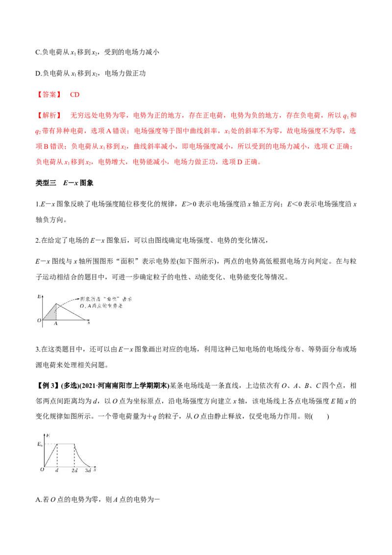 专题7.2电场能的性质讲解析版_新高考复习资料_2022年新高考复习资料_2022年高考物理一轮复习讲练测（新教材新高考）