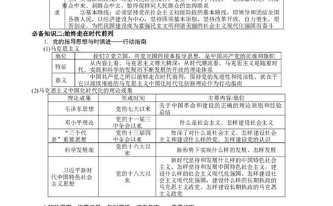 第二课中国的先进性学案（原卷版）一轮备课优选2025年高考政治一轮复习精品课件＋学案＋练习（统编版）_42025年新高考资料_一轮复习_必修三《政治与法治》