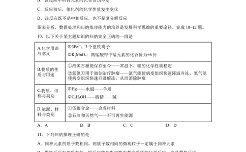 2025年四川省南充市中考化学真题_5.2015-2025年中考化学_5.2025各省市化学_四川