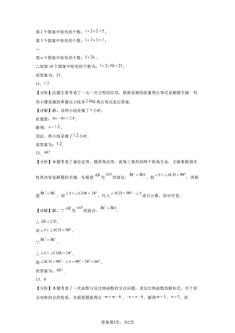 2025年陕西省中考数学试题_2.2015-2025年中考数学_2.2025各省市数学_陕西