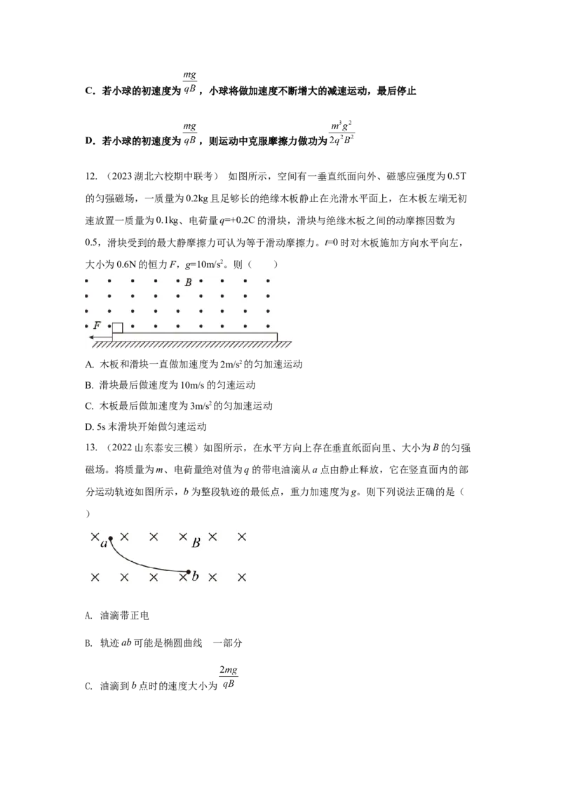 模型56复合场模型（原卷版）_新高考复习资料_2024新高考复习资料_二轮复习资料_2024高考物理二轮复习80模型最新模拟题专项训练