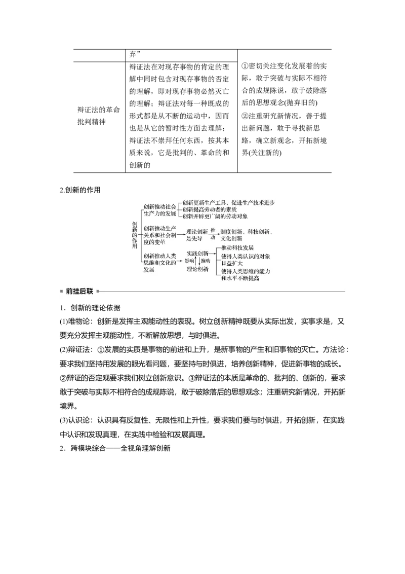 15第一部分专题十五矛盾观与否定观_通用版（老高考）复习资料_2023年复习资料_一轮+二轮_政治高三二轮复习系列_政治高三二轮复习系列《二轮复习增分策略》（教师版）
