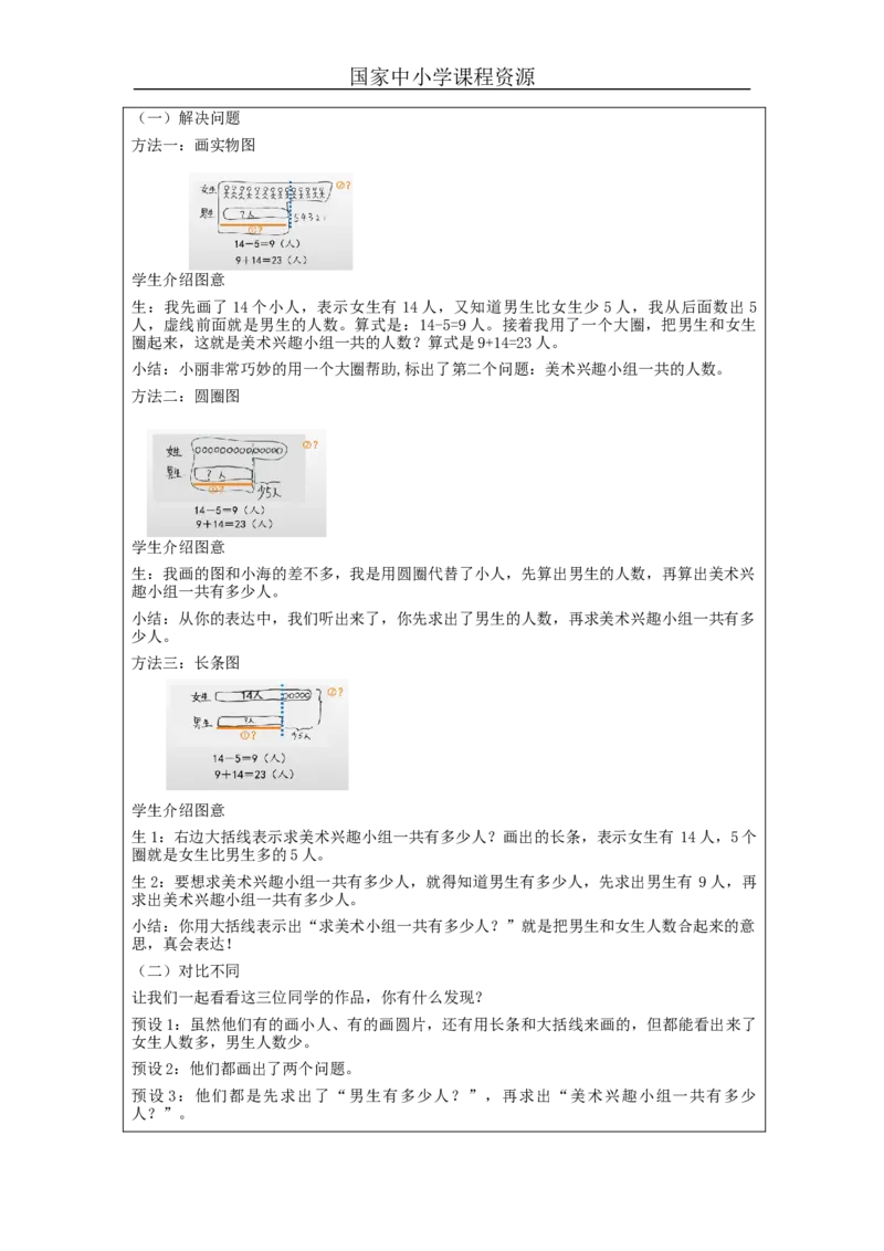 解决问题（第1课时）&mdash;教学设计_小学数学人教版单独教案（1-6上下册）_《智慧教育教案》1-6上下册（25秋）_1-6上册_2年级上册（教案）新插图_第2单元100以内的加法和减法（二）