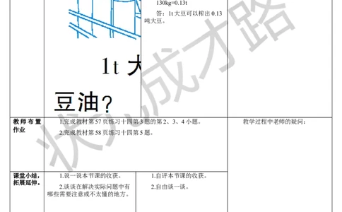 整理与复习_1-6年级下册_R4数下新插图版_R4数下教案+学案_导学案_4小数的意义和性质