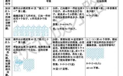 练习课（第5课时）_1-6年级上册_数学2年级上册教学资源包（新教材2025秋）_旧教材课件_导学案新版_6表内乘法（二）