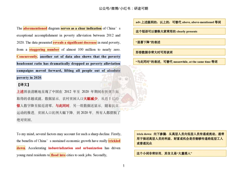 范文四：贫困化_考研英语真题（英一＋英二）_考研英语真题_考研英语一历年真题_25英语-万能作文模板_赠送：25年万能作文模板_沿途-整容作文_英语二开始