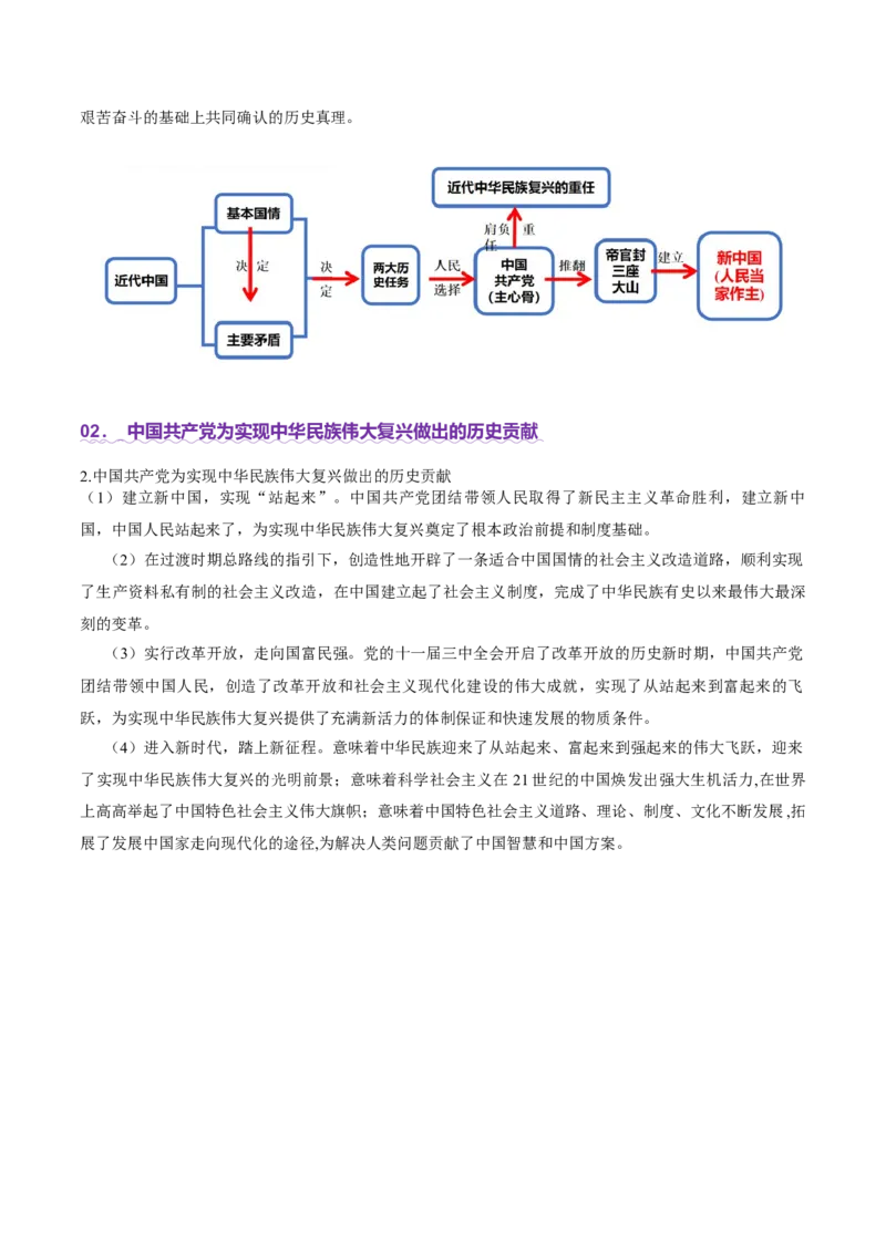 专题05中国的领导（讲义）（解析版）_42025年新高考资料_二轮复习_上好课2025年高考政治二轮复习讲练测（新高考通用）338376762