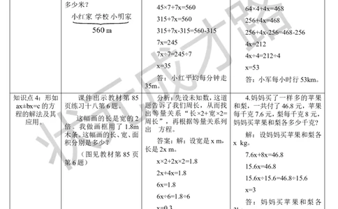整理和复习_1-6年级上册_数学5年级上册教学资源包_导学案新版_5简易方程