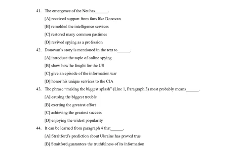 2003年考研英语（一）真题及答案_2000-2026年考研英语（一）真题及答案