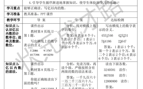 练习课（第1-3课时）_1-6年级上册_数学4年级上册教学资源包_导学案新版_1大数的认识