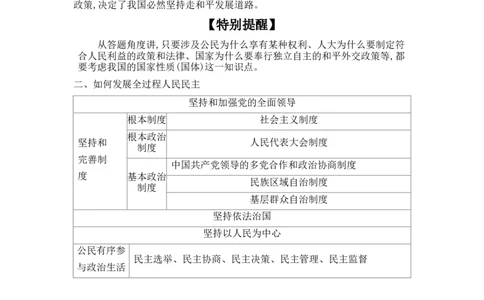 2025高考政治二轮复习专题练习：专题五人民当家作主（含解析）_42025年新高考资料_二轮复习_2025高考政治二轮复习专题练习
