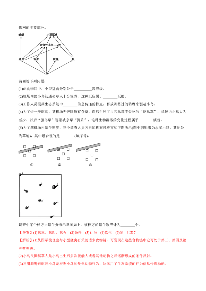 专题15生命活动的调节与免疫综合-十年（2012-2021）高考生物真题分项汇编（全国通用）（解析版）_高考真题分类汇编(2012-2022)生物_高考真题分项汇编(2012-2021)生物