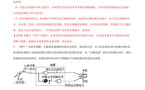 专题15生命活动的调节与免疫综合-十年（2012-2021）高考生物真题分项汇编（全国通用）（解析版）_高考真题分类汇编(2012-2022)生物_高考真题分项汇编(2012-2021)生物
