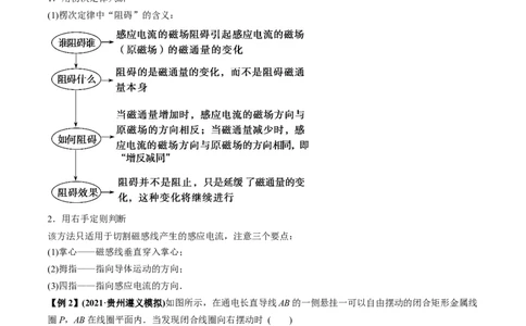 专题13.1电磁感应现象、楞次定律法拉第电磁感应定律讲解析版_新高考复习资料_2022年新高考复习资料_2022年高考物理一轮复习讲练测（新教材新高考）