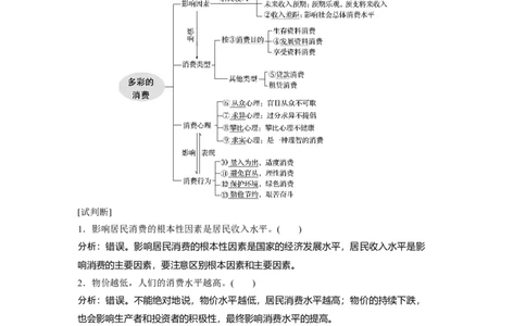03第一单元生活与消费第3课　多彩的消费_通用版（老高考）复习资料_2023年复习资料_一轮+二轮_政治高三一轮复习系列_政治高三一轮复习系列《一轮复习讲义》（教师版）