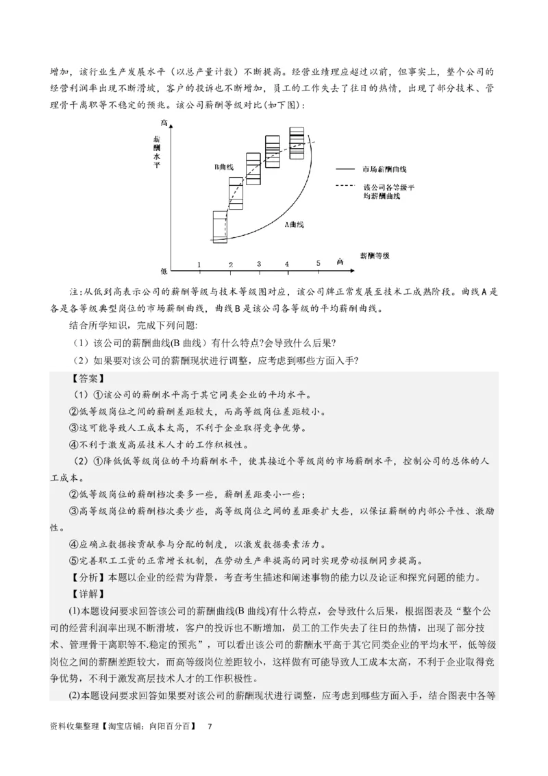 第七课个人收入分配（解析版）_通用版（老高考）复习资料_2024年复习资料_完备战2024年高考政治一轮复习考点帮（全国通用&middot;人教版）_必修一《经济生活》
