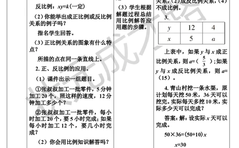 第10课时比和比例（2）（导学案）_1-6年级下册_R6数下新插图版_R6数下教案+学案_导学案_第6单元整理和复习_1.数与代数