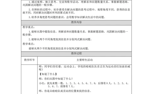 解决问题（第1课时）_教学设计_小学数学人教版单独教案（1-6上下册）_《智慧教育教案》1-6上下册（25秋）_1-6上册_1年级上册（教案）新插图_第8单元20以内的进位加法