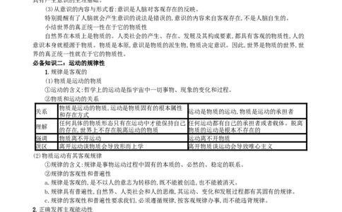 第二课探究世界的本质学案(原卷版）一轮备课优选2025年高考政治一轮复习精品课件＋学案＋练习（统编版）_42025年新高考资料_一轮复习_必修四《哲学与文化》