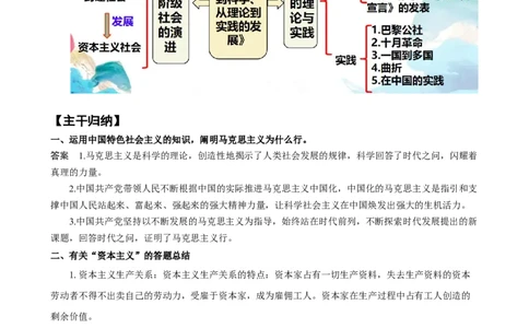 第一课+社会主义从空想到科学、从理论到实践的发展（学案）-一轮备课优选2025年高考政治一轮复习精品课件＋学案＋练习（统编版）_42025年新高考资料_一轮复习
