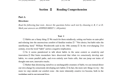 2009年考研英语（一）真题及答案_2000-2026年考研英语（一）真题及答案