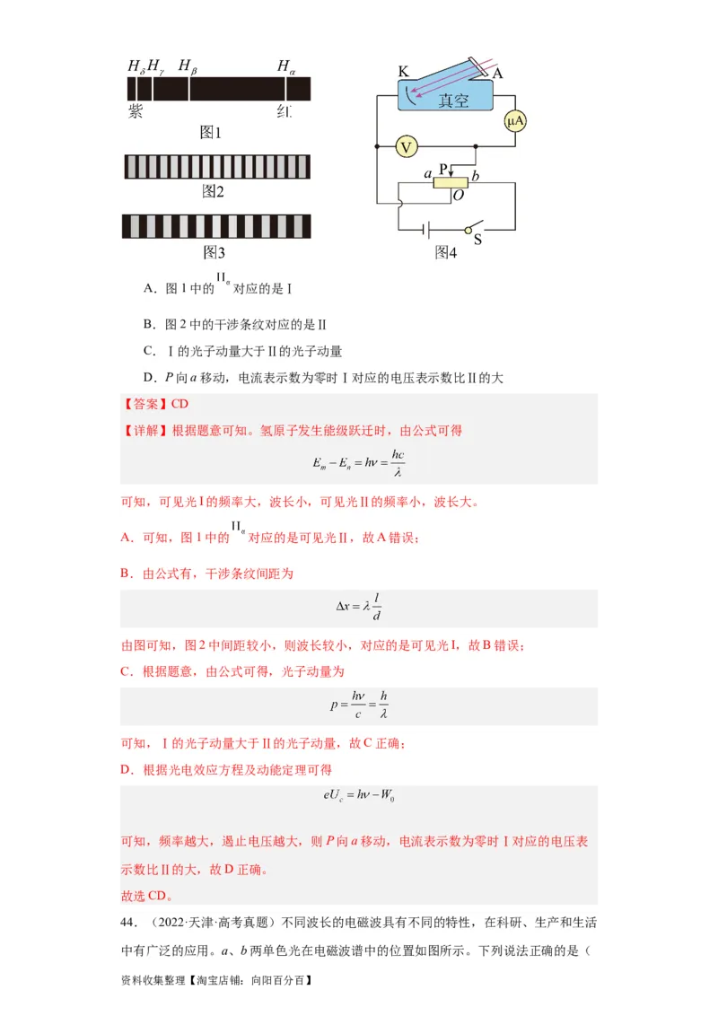 专题14光学(解析版)_通用版（老高考）复习资料_2024年复习资料_完五年（2019-2023）高考物理真题分项汇编（全国通用）