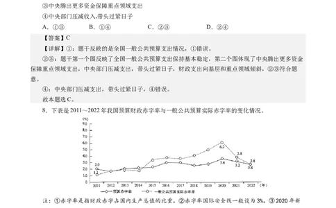 第八课财政和税收（解析版）_通用版（老高考）复习资料_2024年复习资料_完备战2024年高考政治一轮复习考点帮（全国通用&middot;人教版）_必修一《经济生活》