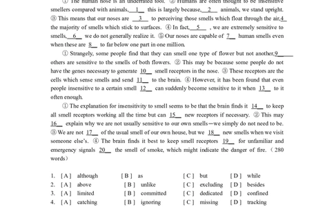 2005年考研英语（一）真题及答案_2000-2026年考研英语（一）真题及答案