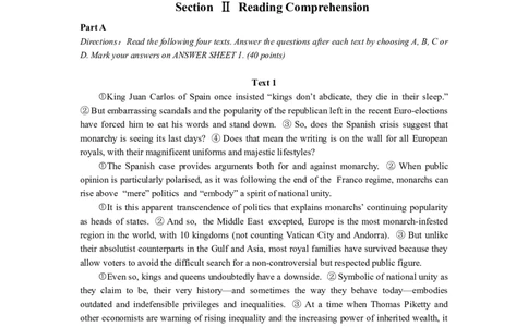 2015年考研英语（一）真题及答案_2000-2026年考研英语（一）真题及答案