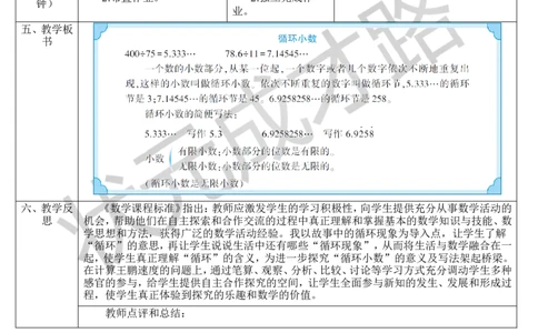 第6课时循环小数_1-6年级上册_数学5年级上册教学资源包_导学案新版_3小数除法