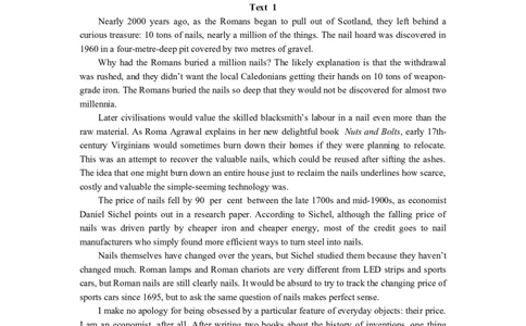2024年考研英语（一）真题及答案_2000-2026年考研英语（一）真题及答案