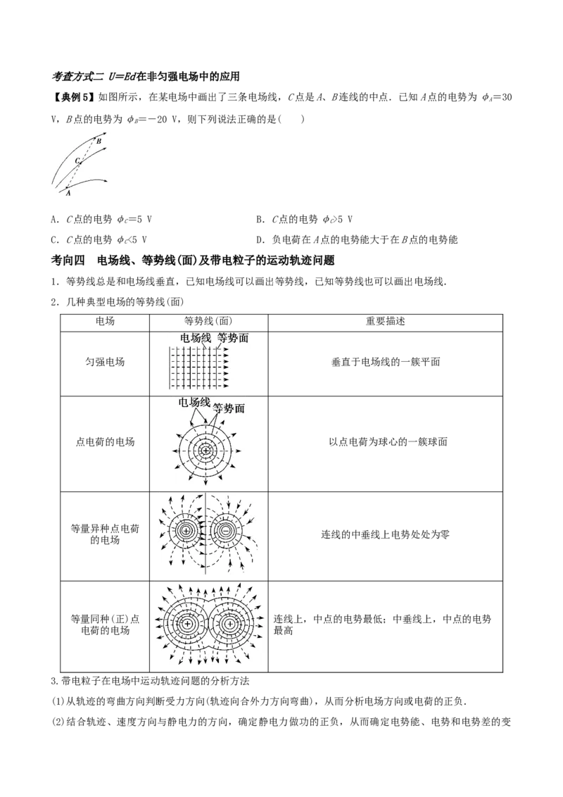 专题13电场能的性质2022-2023高考三轮精讲突破训练（全国通用）（原卷版）_通用版（老高考）复习资料_2023年复习资料_三轮复习_2023年高考物理三轮精讲突破训练全国通用
