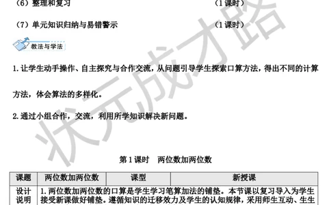 第1课时两位数加两位数_1-6年级上册_数学3年级上册教学资源包（新教材2025秋）_旧教材课件_导学案新版_2万以内的加法和减法（一）