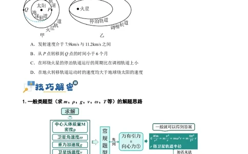 专题05万有引力与航天问题（讲义）（原卷版）_新高考复习资料_2024新高考复习资料_二轮复习资料_高频考点解密2024年高考物理二轮复习高频考点追踪与预测（新高考专用）_讲义