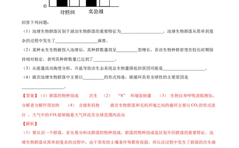 专题16生物与环境综合-十年（2012-2021）高考生物真题分项汇编（全国通用）（解析版）_高考真题分类汇编(2012-2022)生物_高考真题分项汇编(2012-2021)生物