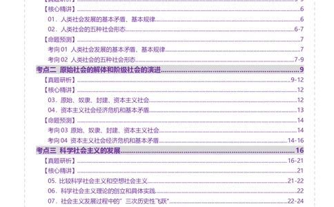专题一+人类社会发展的进程（二轮复习讲义）-上好课2025年高考政治二轮复习讲练测（新高考通用）_42025年新高考资料_二轮复习