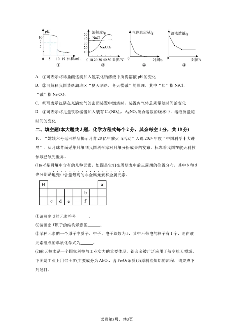 2025年四川省凉山州中考化学真题_5.2015-2025年中考化学_5.2025各省市化学_四川