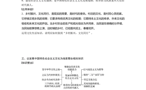 83第十二单元单元综合提升微专题12　三条线索整合文化生活知识_通用版（老高考）复习资料_2023年复习资料_一轮+二轮_政治高三一轮复习系列