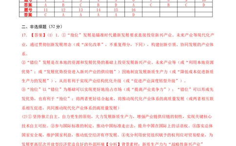 信息必刷卷04（福建专用）（参考答案）_42025年新高考资料_2025考前信息卷_2025年高考政治考前信息必刷卷（福建专用）34413515