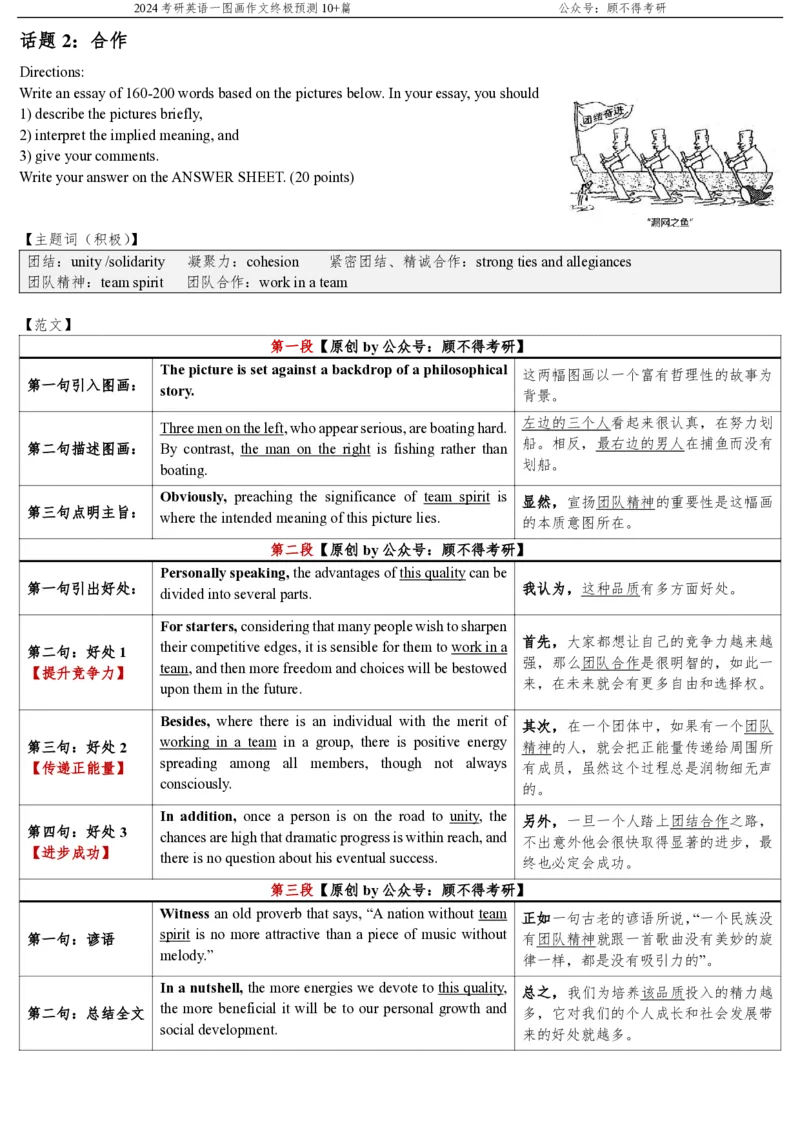 顾不得大作文预测图画作文10+篇(1)_考研英语真题（英一＋英二）_考研英语真题_考研英语一历年真题_25英语-万能作文模板_赠送：25年万能作文模板_顾不得-作文英语_英语一
