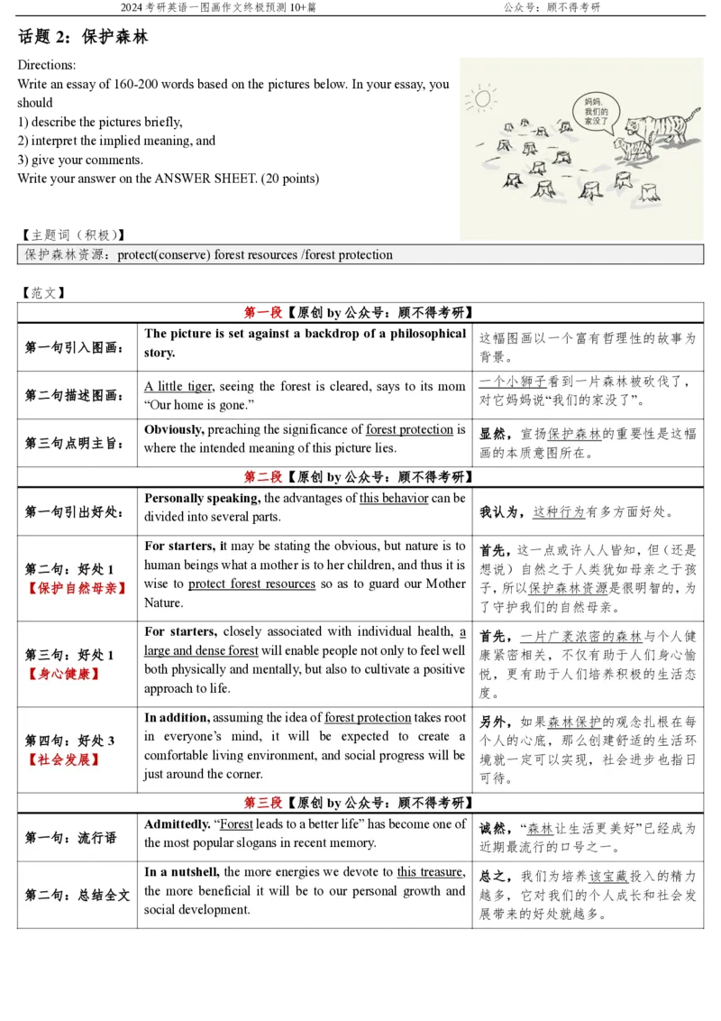 顾不得大作文预测图画作文10+篇(1)_考研英语真题（英一＋英二）_考研英语真题_考研英语一历年真题_25英语-万能作文模板_赠送：25年万能作文模板_顾不得-作文英语_英语一