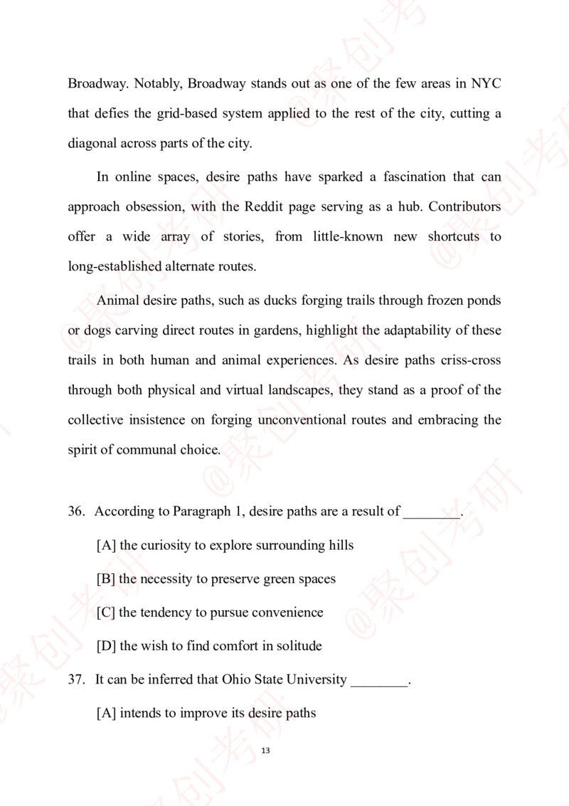 2025年全国硕士研究生招生考试英语（二）试题-完整版_20241221204733_2025考研英语真题和答案完整版_2025考研英语二真题及答案_版本二