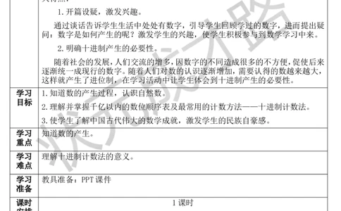 第7课时数的产生和十进制计数法_1-6年级上册_数学4年级上册教学资源包_导学案新版_1大数的认识