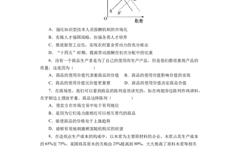 第二课多变的价格（原卷版）_通用版（老高考）复习资料_2024年复习资料_完备战2024年高考政治一轮复习考点帮（全国通用&middot;人教版）_必修一《经济生活》