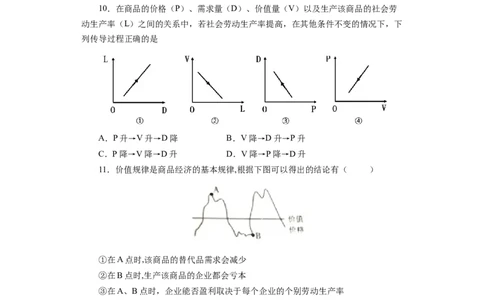 第二课多变的价格（原卷版）_通用版（老高考）复习资料_2024年复习资料_完备战2024年高考政治一轮复习考点帮（全国通用&middot;人教版）_必修一《经济生活》